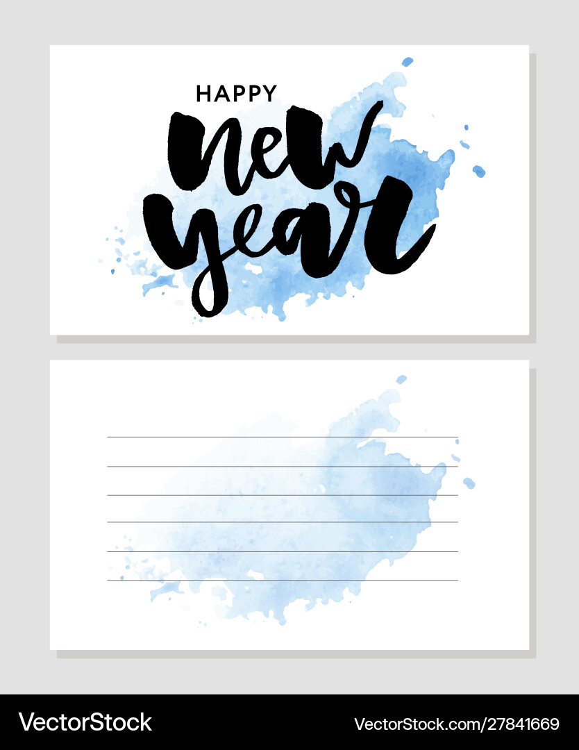 New year christmas lettering calligraphy brush New year christmas lettering calligraphy brush vector image