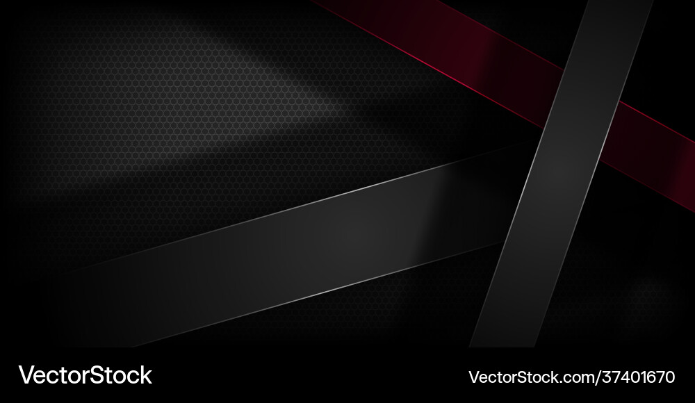 Black abstract background with overlapping Black abstract background with overlapping vector image