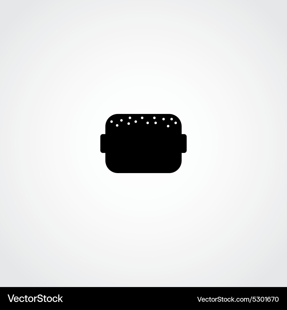 Burger icon vector image