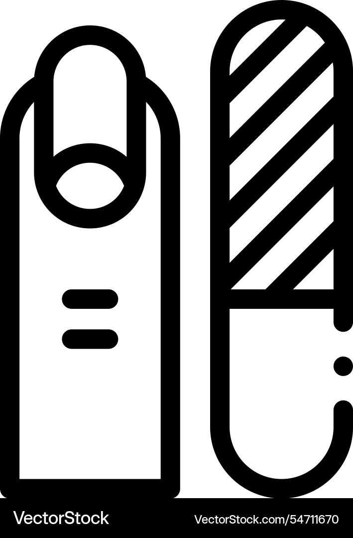 Manifesto icon thin linear style design isolated Manifesto icon thin linear style design isolated vector image