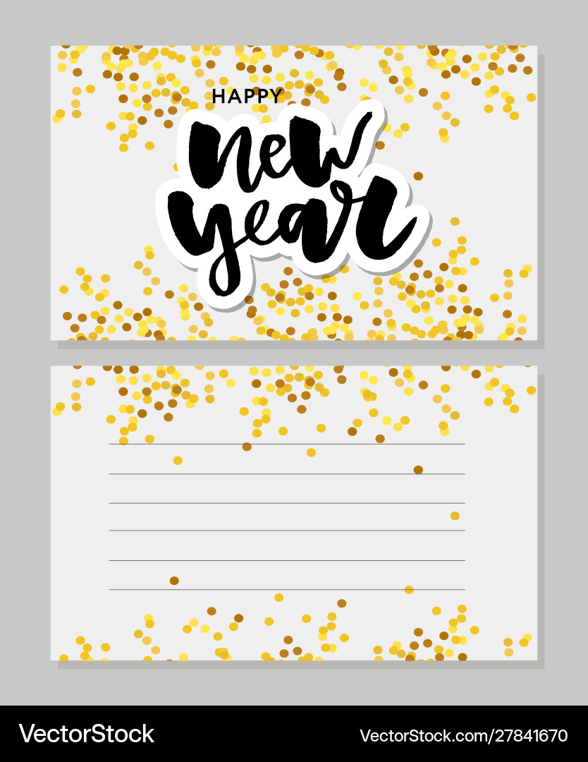 New year christmas lettering calligraphy brush New year christmas lettering calligraphy brush vector image