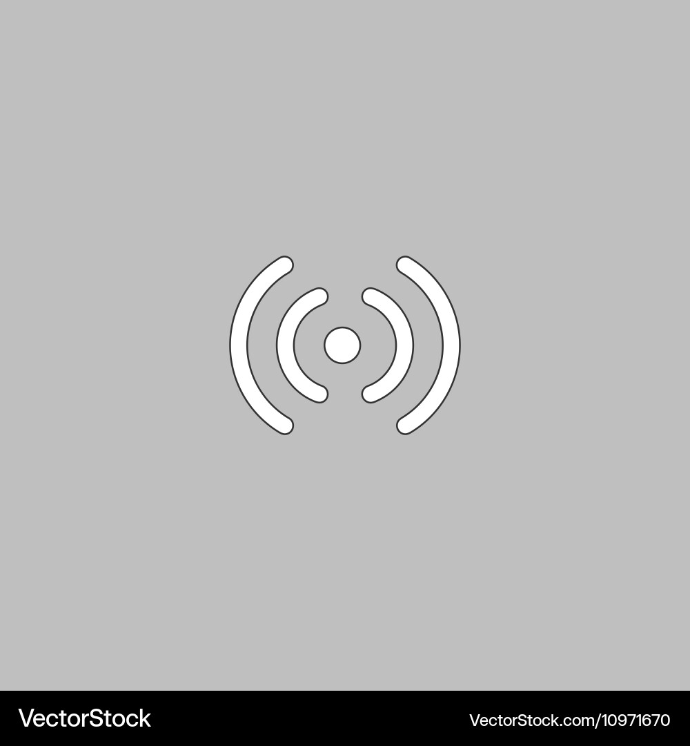 Wireless computer symbol Vector Image