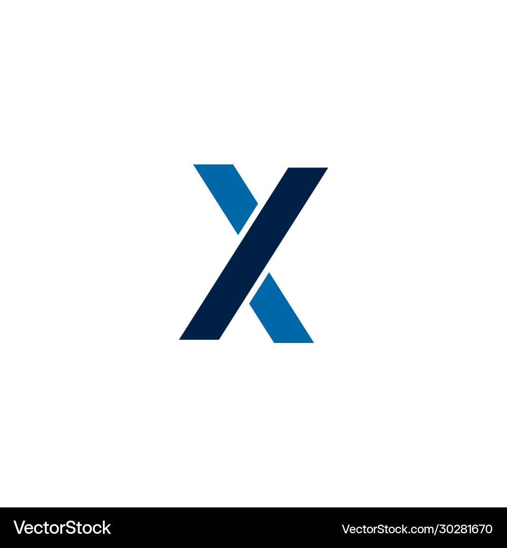 X Buchstaben Initial-Symbol-Logo-Design Vorlage X Buchstaben Initial-Symbol-Logo-Design Vorlage vektorbild