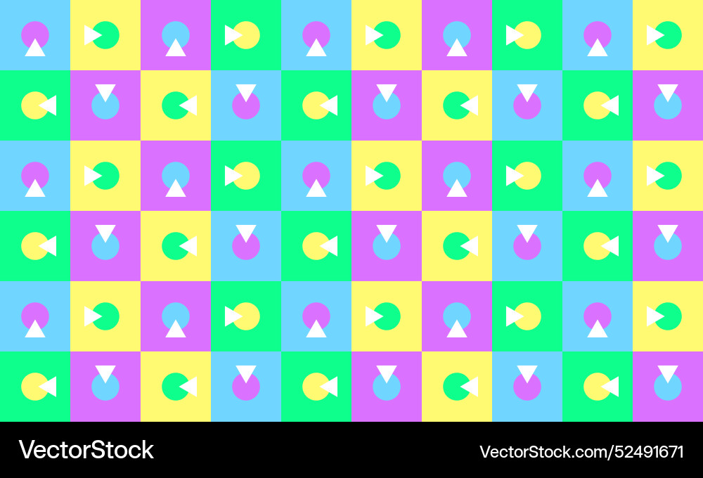 Abstract geometric seamless pattern background Vector Image