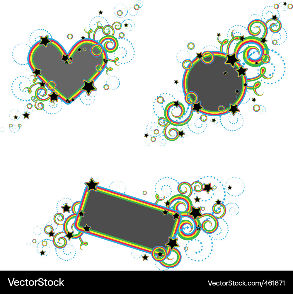 Decorative frames Royalty Free Vector Image - VectorStock