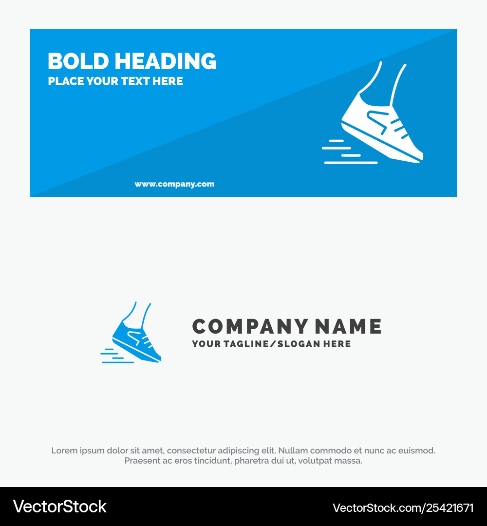 Fast leg run runner running solid icon website Fast leg run runner running solid icon website vector image