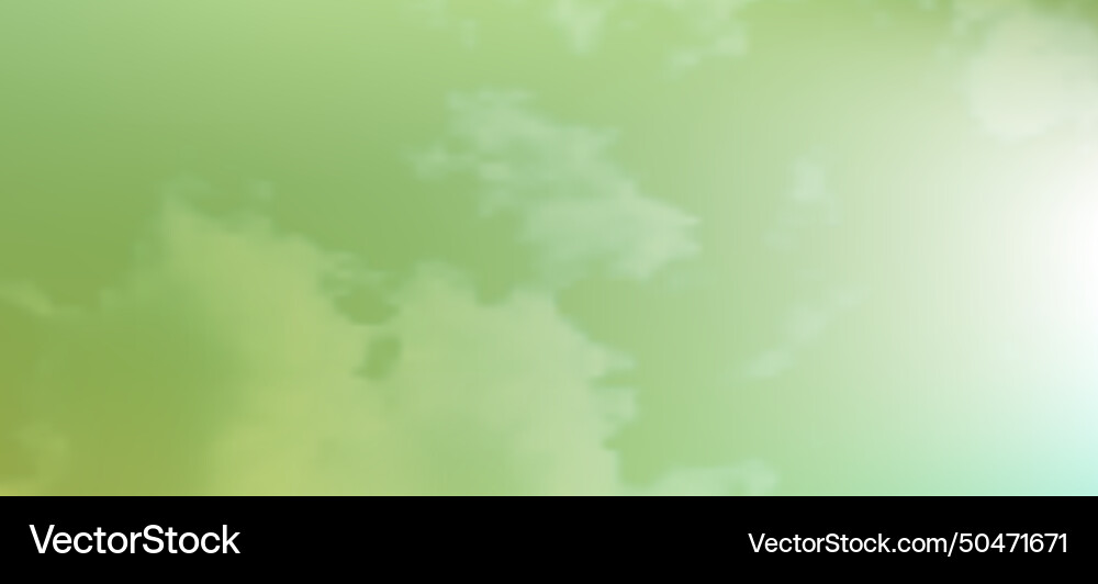 Modern colorful gradient background with clouds vector image