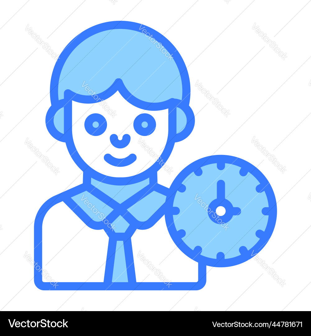 Schedule icon user interface as a simple sign Vector Image