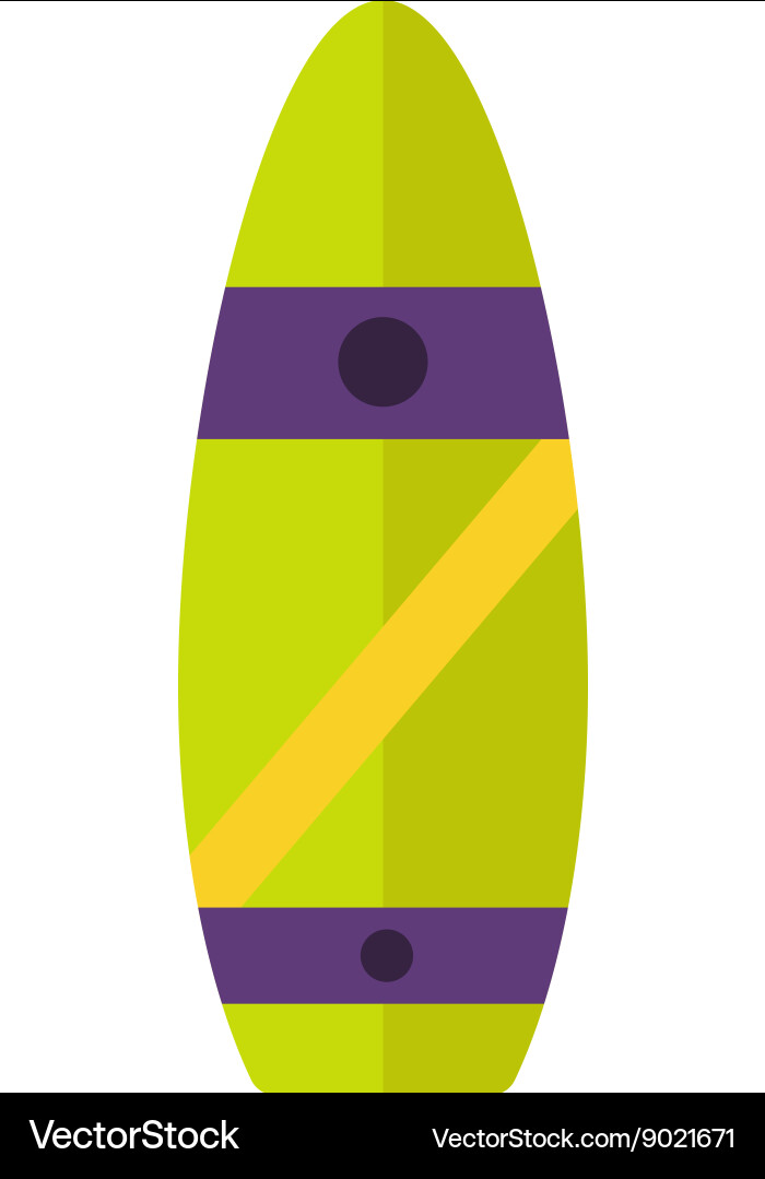 Surfing board Royalty Free Vector Image - VectorStock