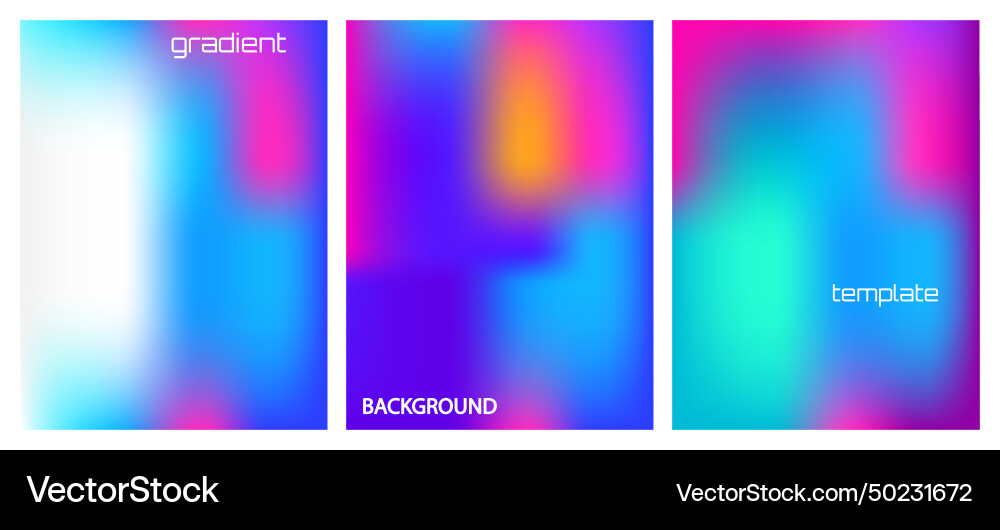 Abstract colorful background with gradient mesh Vector Image