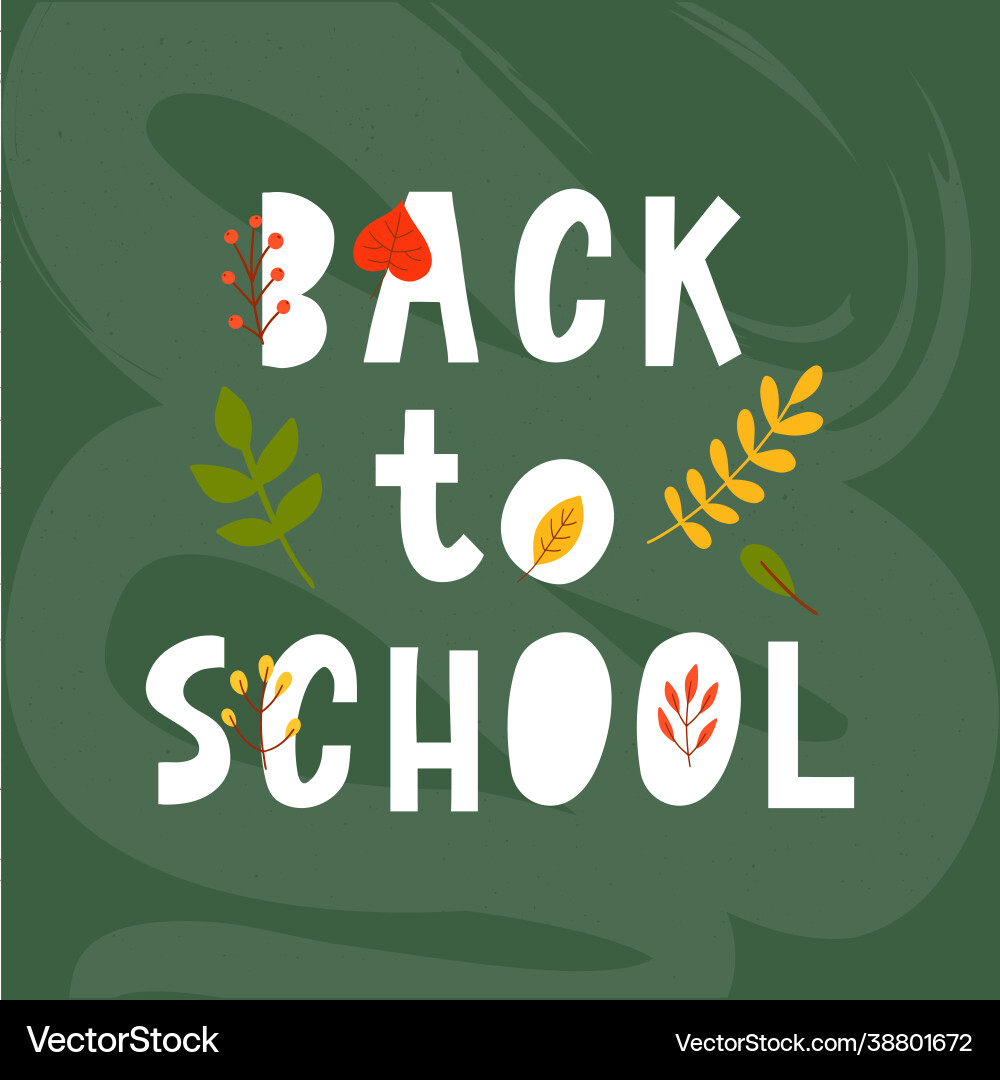 Back to school sketchy doodles with hand drawn vector image