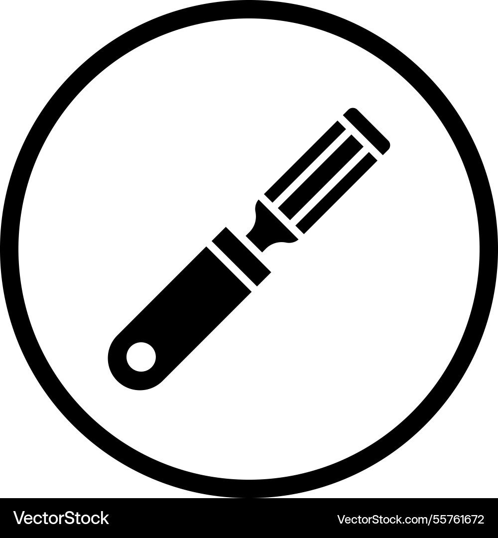 Chisel icon design Vector Image