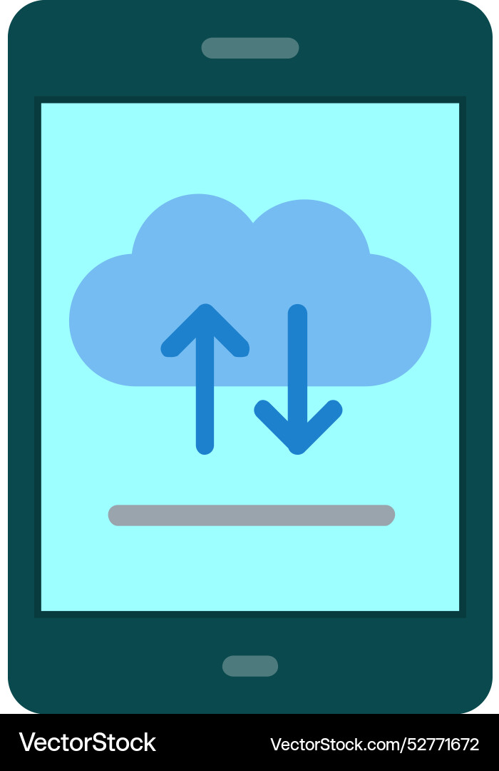 Cloud computing icon design vector image