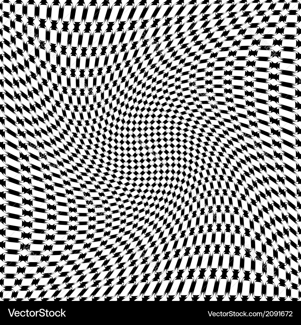 Design monochrome motion trellised background vector image