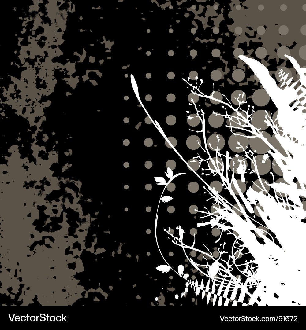 Grunge frame and border Vector Image