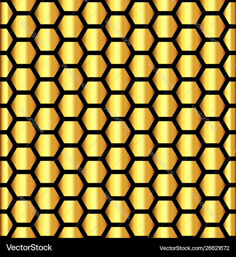 Seamless pattern hexagon honeycomb texture Seamless pattern hexagon honeycomb texture vector image
