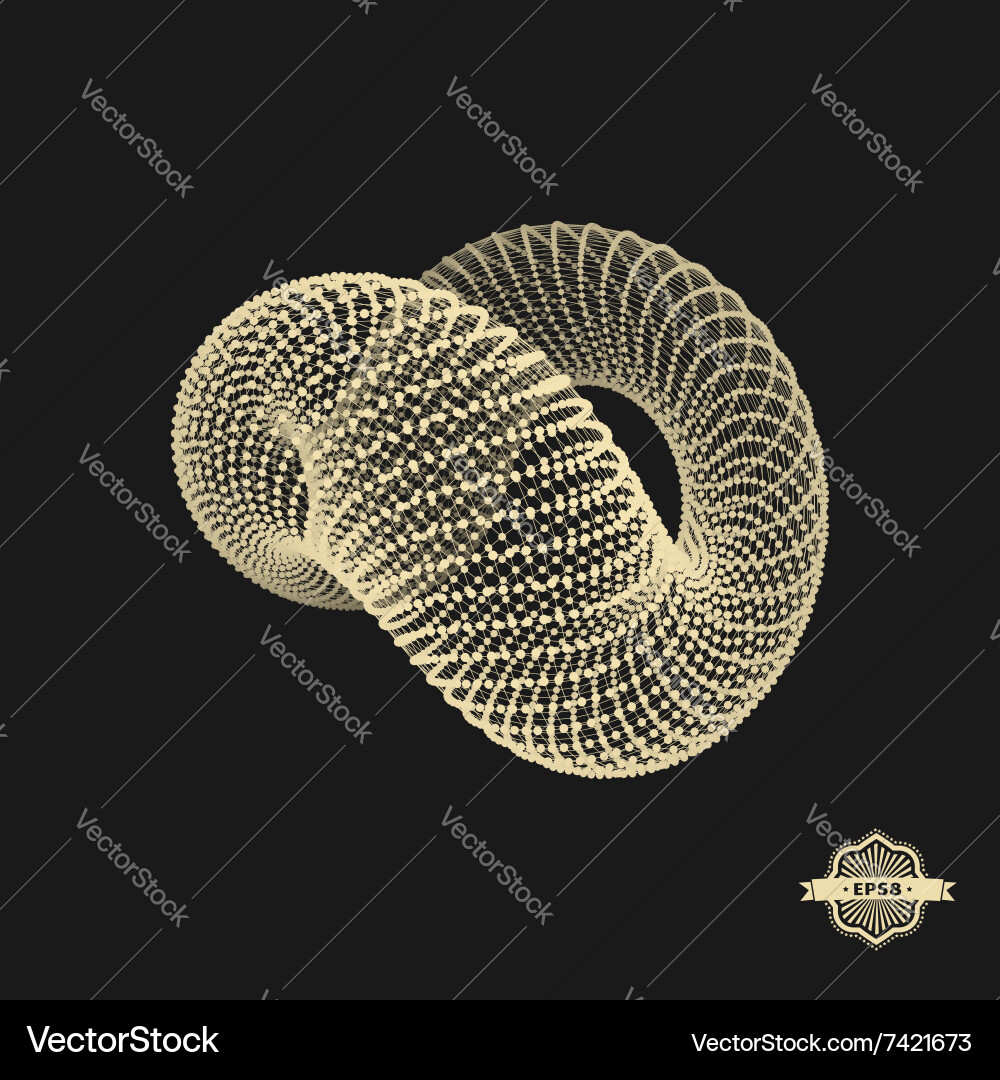 Abstract polygonal design connection structure vector image