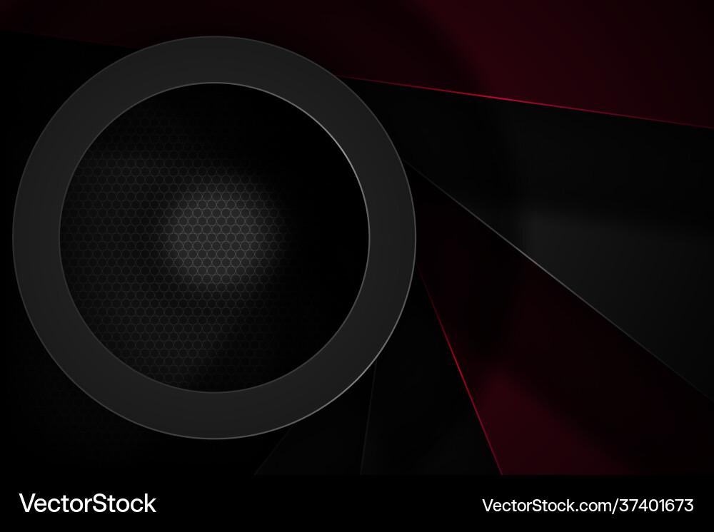 Black abstract background with overlapping Black abstract background with overlapping vector image