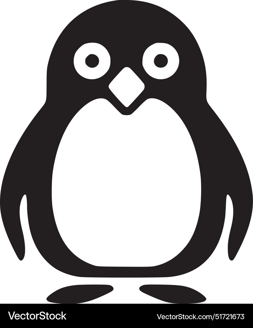 Pinguin - hochwertiges Logo ideal für T-Shirt Pinguin - hochwertiges Logo ideal für T-Shirt vektorbild