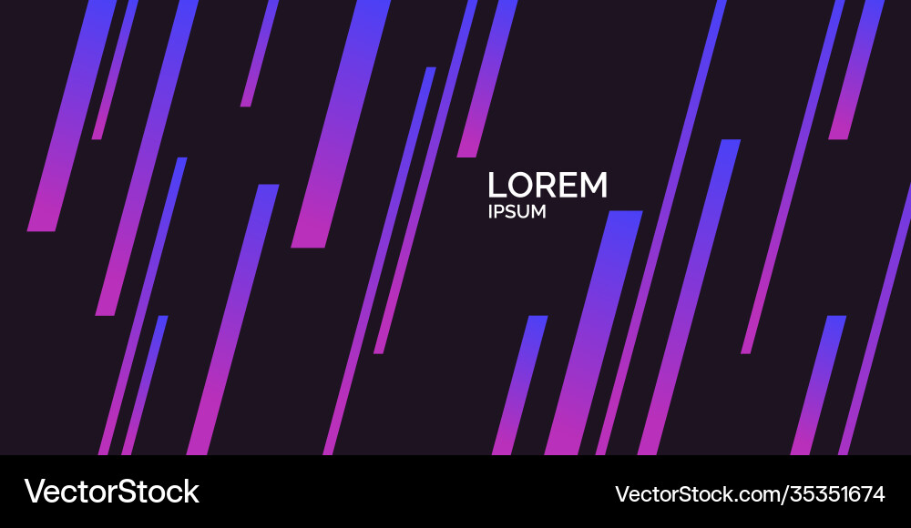 Abstract background with dynamic shapes vector image