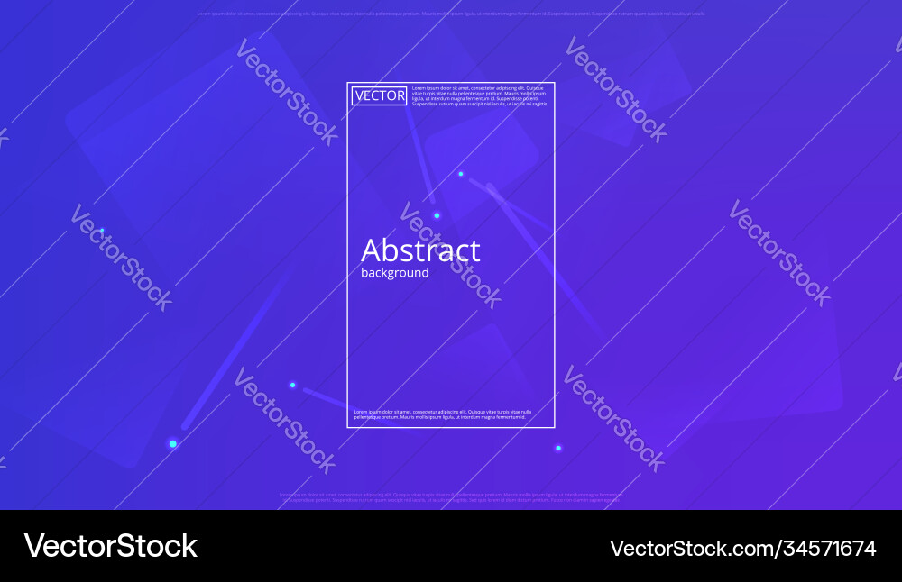 Abstract banner with gradient shapes and blur Abstract banner with gradient shapes and blur vector image