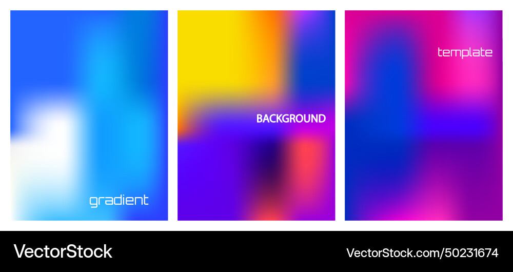 Abstract colorful background with gradient mesh vector image