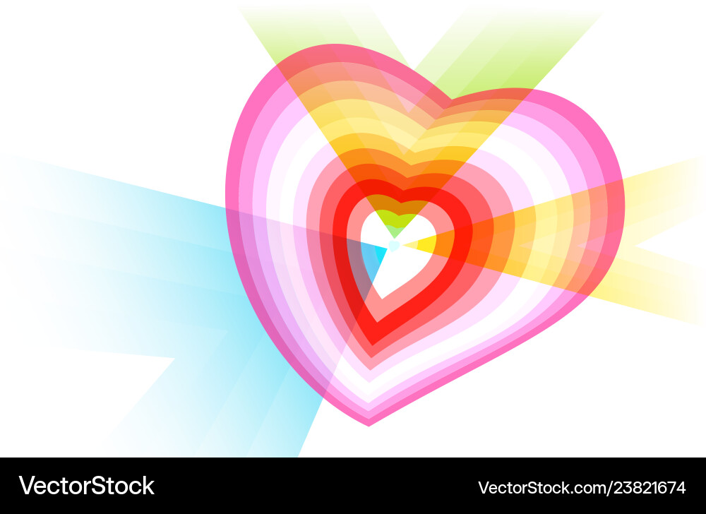 Conception and visual metaphor of broken heart Conception and visual metaphor of broken heart vector image