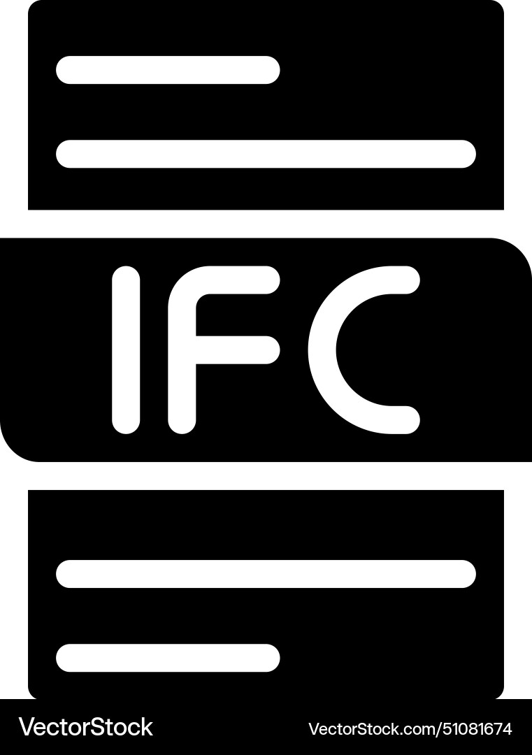 Dateityp Format ifc icons Dokumentenerweiterung Dateityp Format ifc icons Dokumentenerweiterung vektorbild