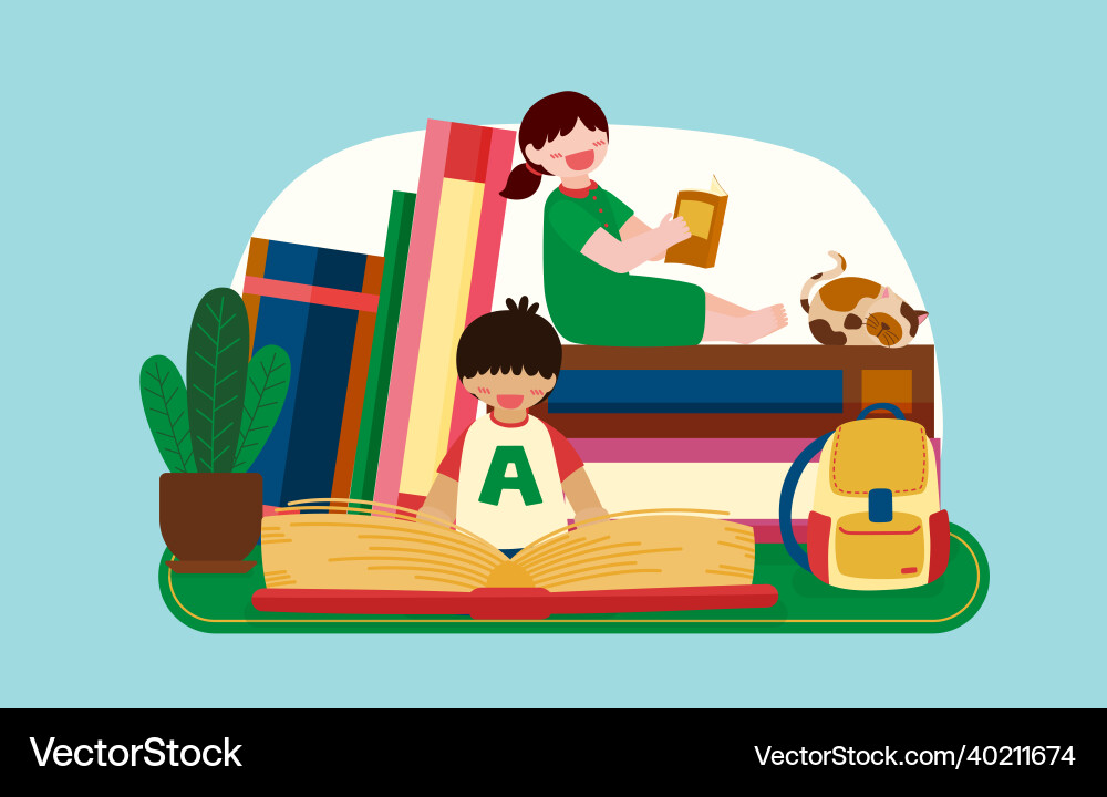Große isolierte Cartoon Charakter der niedlichen Kinder Große isolierte Cartoon Charakter der niedlichen Kinder vektorbild