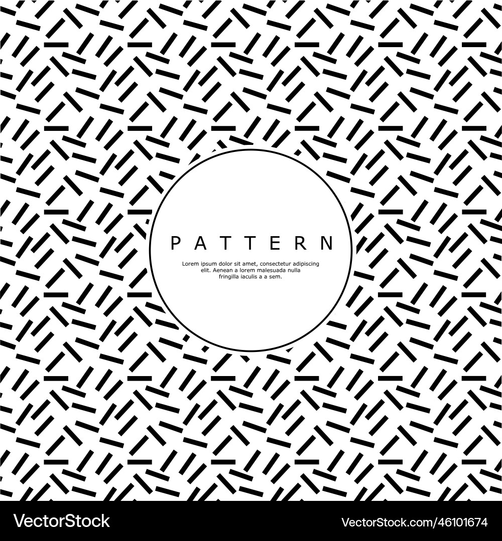 Random line abstract seamless pattern design vector image