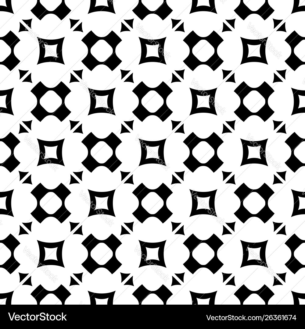 Seamless pattern with rounded crosses squares Seamless pattern with rounded crosses squares vector image