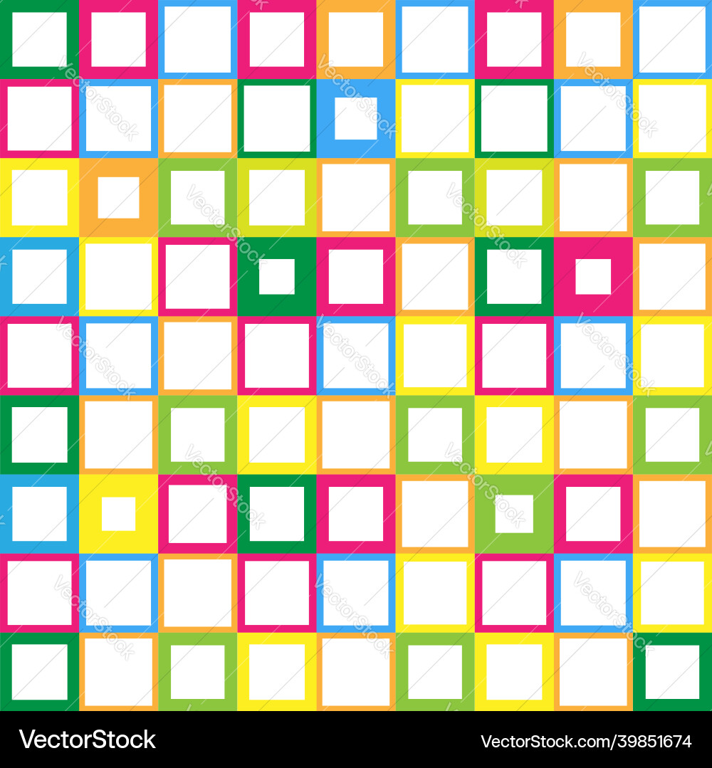Squares abstract pattern Squares abstract pattern Vector Image
