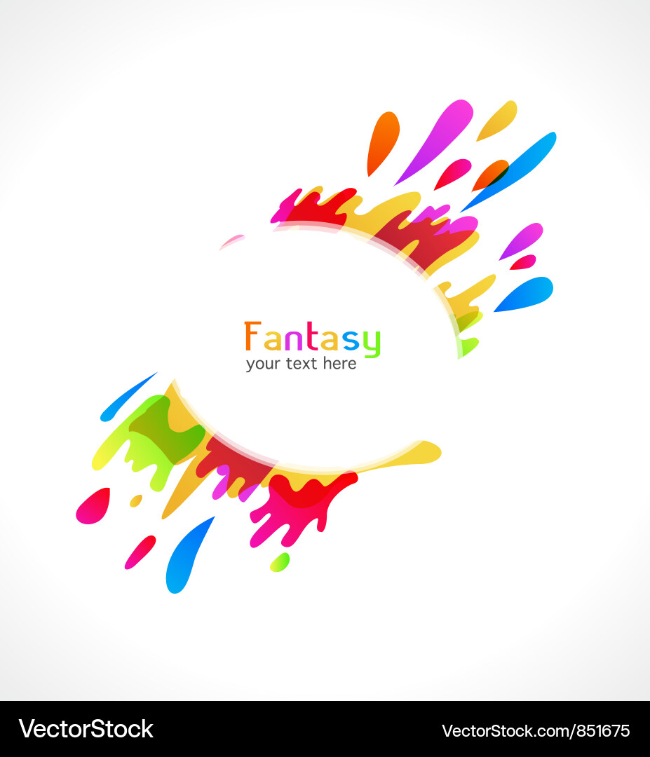 Abstract colorful frame Vector Image