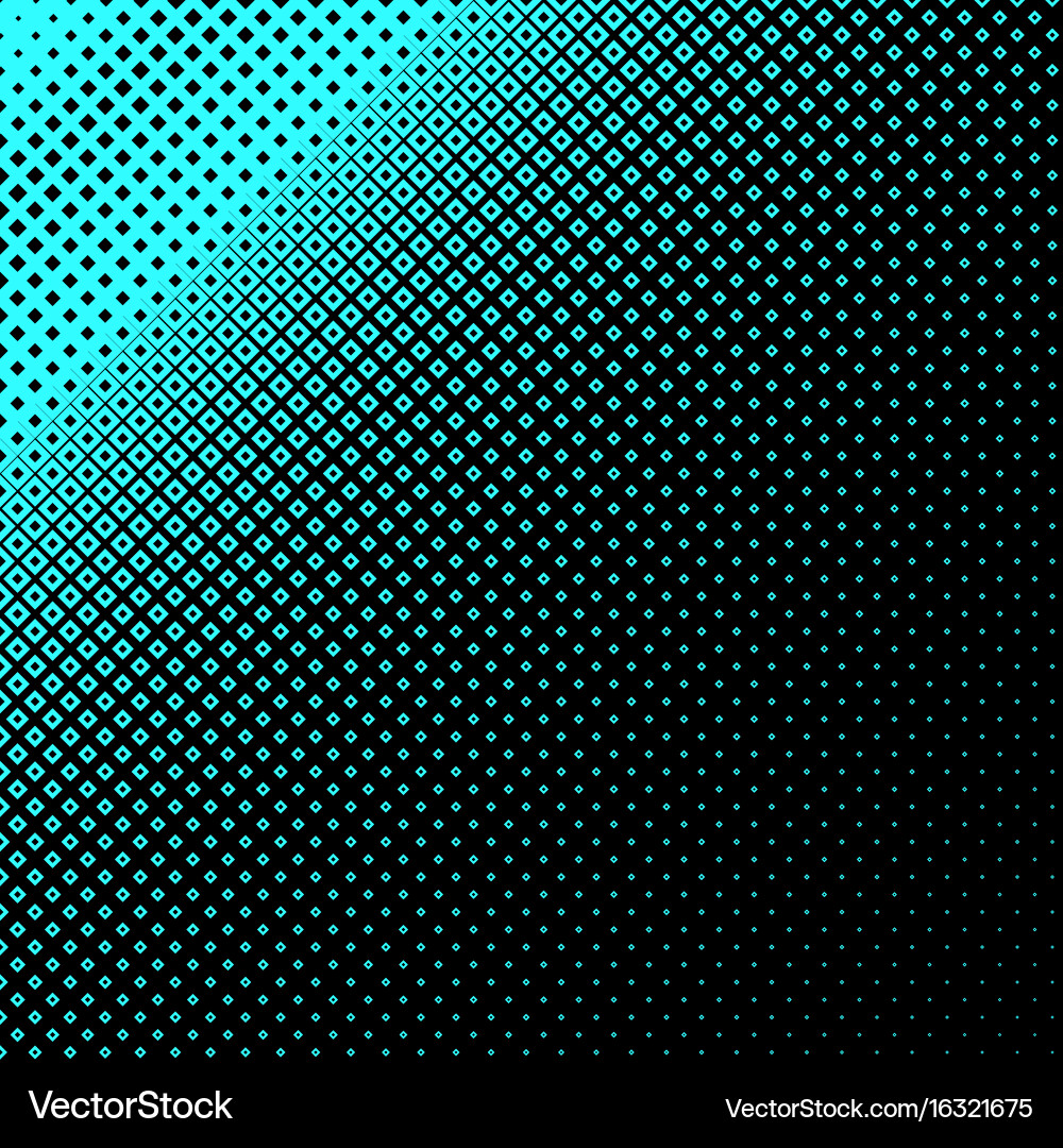 Abstract geometrical halftone square pattern Vector Image