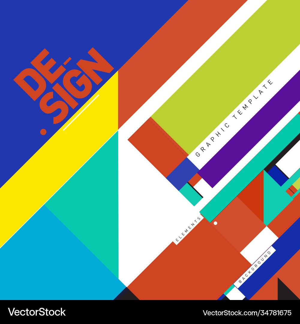 Modern colorful background material design Modern colorful background material design vector image