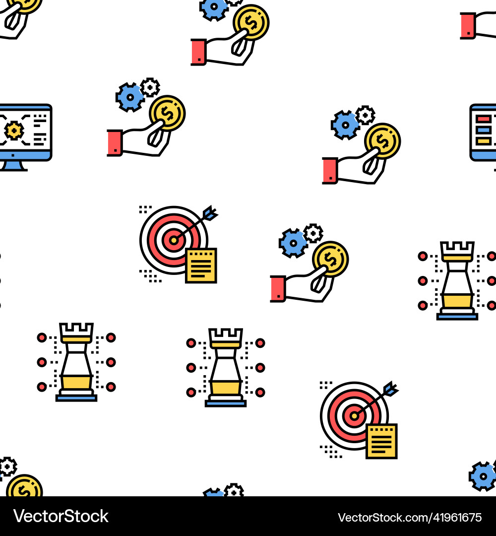 Project development seamless pattern Project development seamless pattern Vector Image
