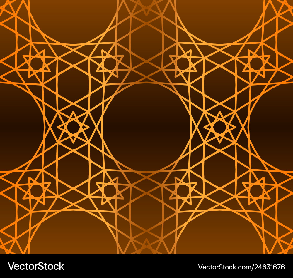 Abstract arabic seamless pattern with star array Abstract arabic seamless pattern with star array vector image