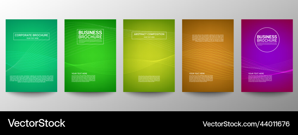 Cover geometric minimal set abstract line pattern Cover geometric minimal set abstract line pattern vector image