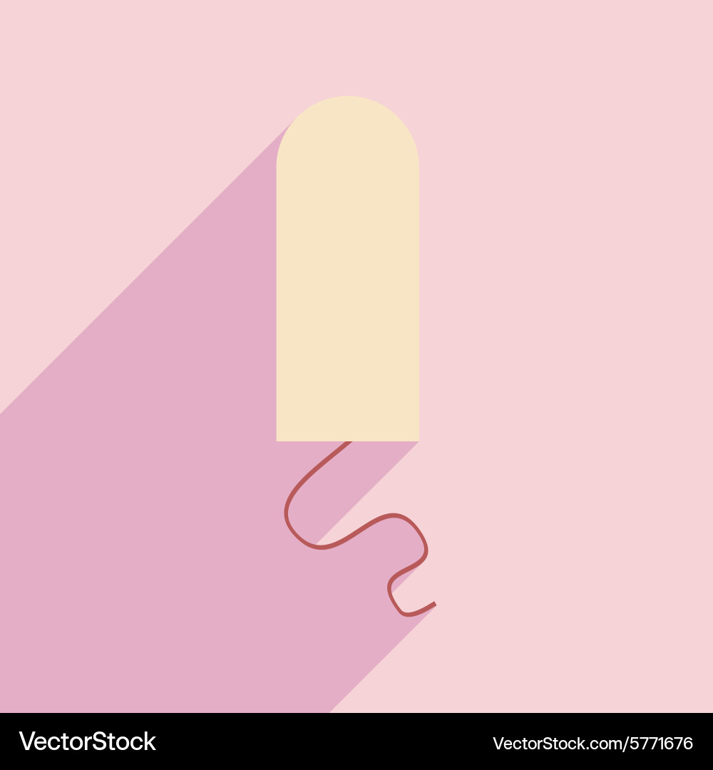 Flat with shadow icon and mobile application Vector Image