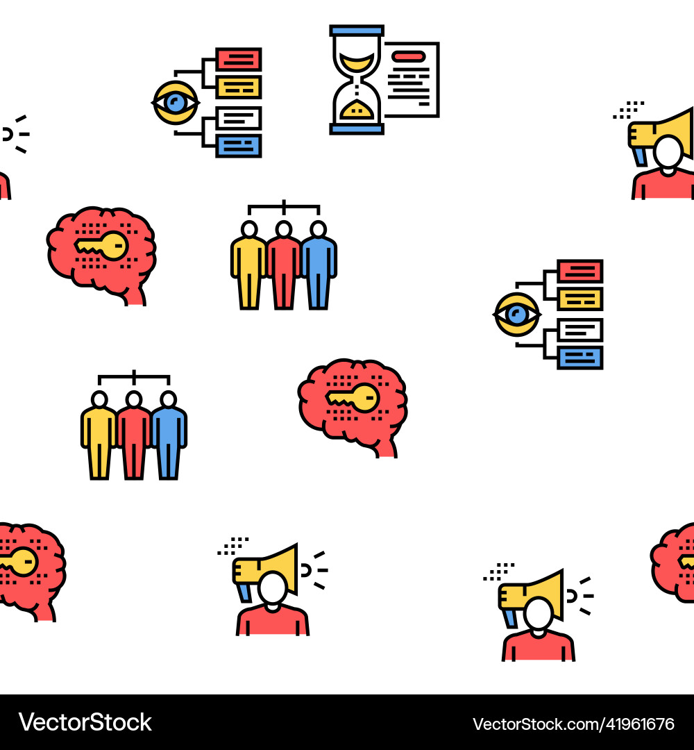 Project development seamless pattern Vector Image