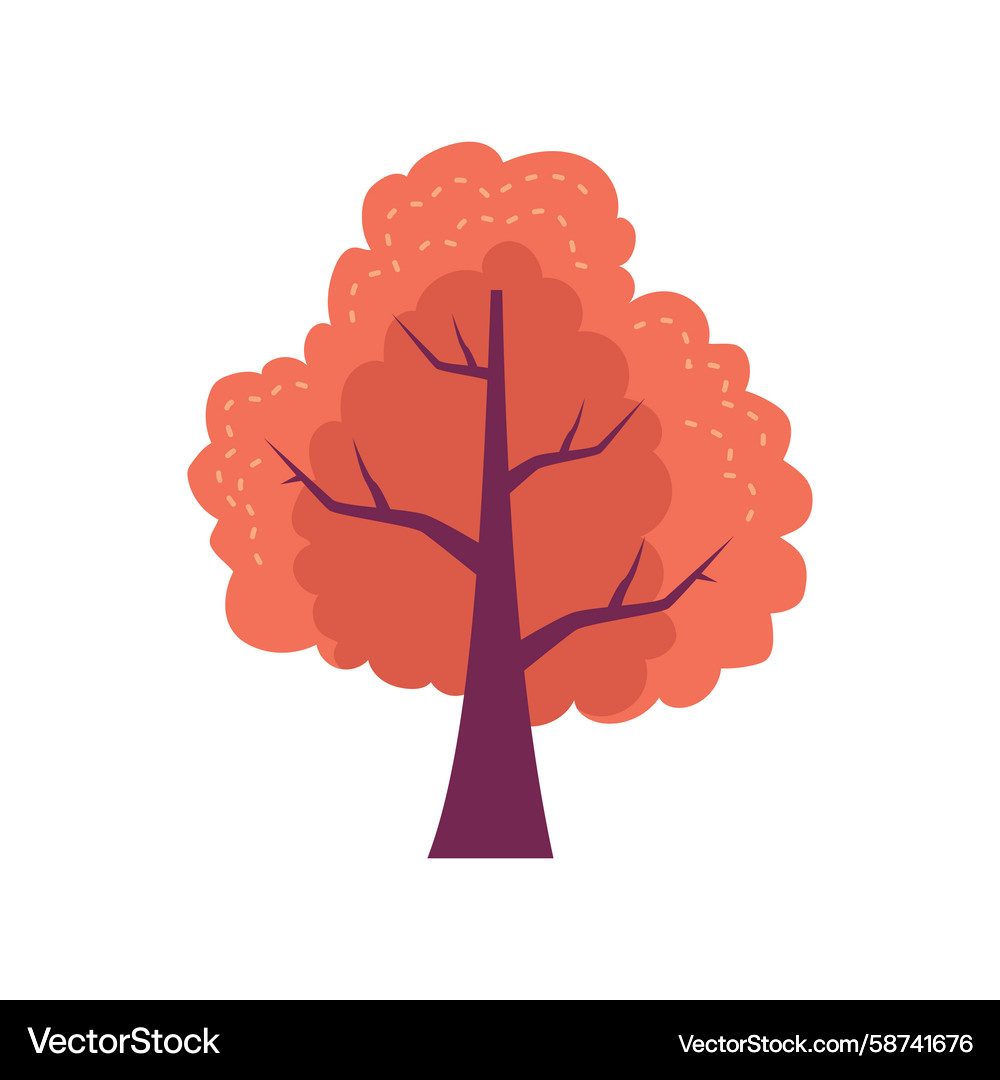 Tree flat design element Tree flat design element Vector Image