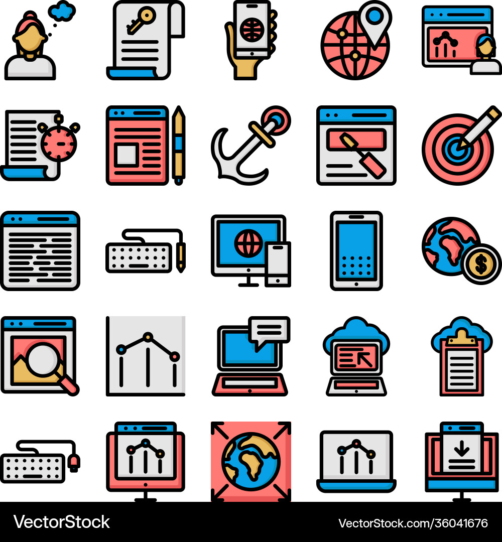 Web and seo isolated icon which can easily Vector Image