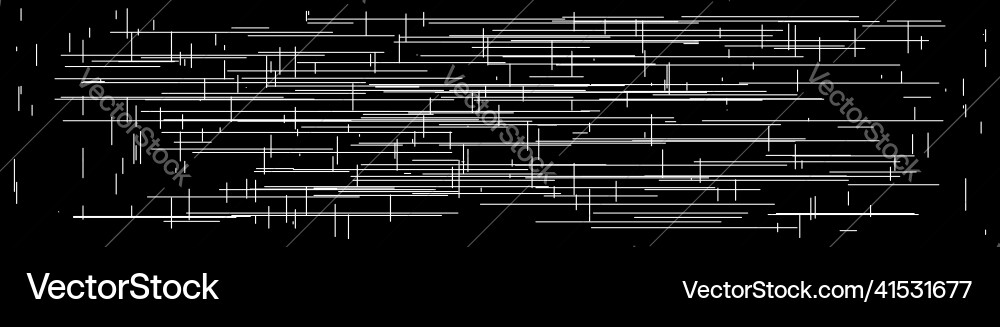 Grid mesh of random lines reticle grating Vector Image