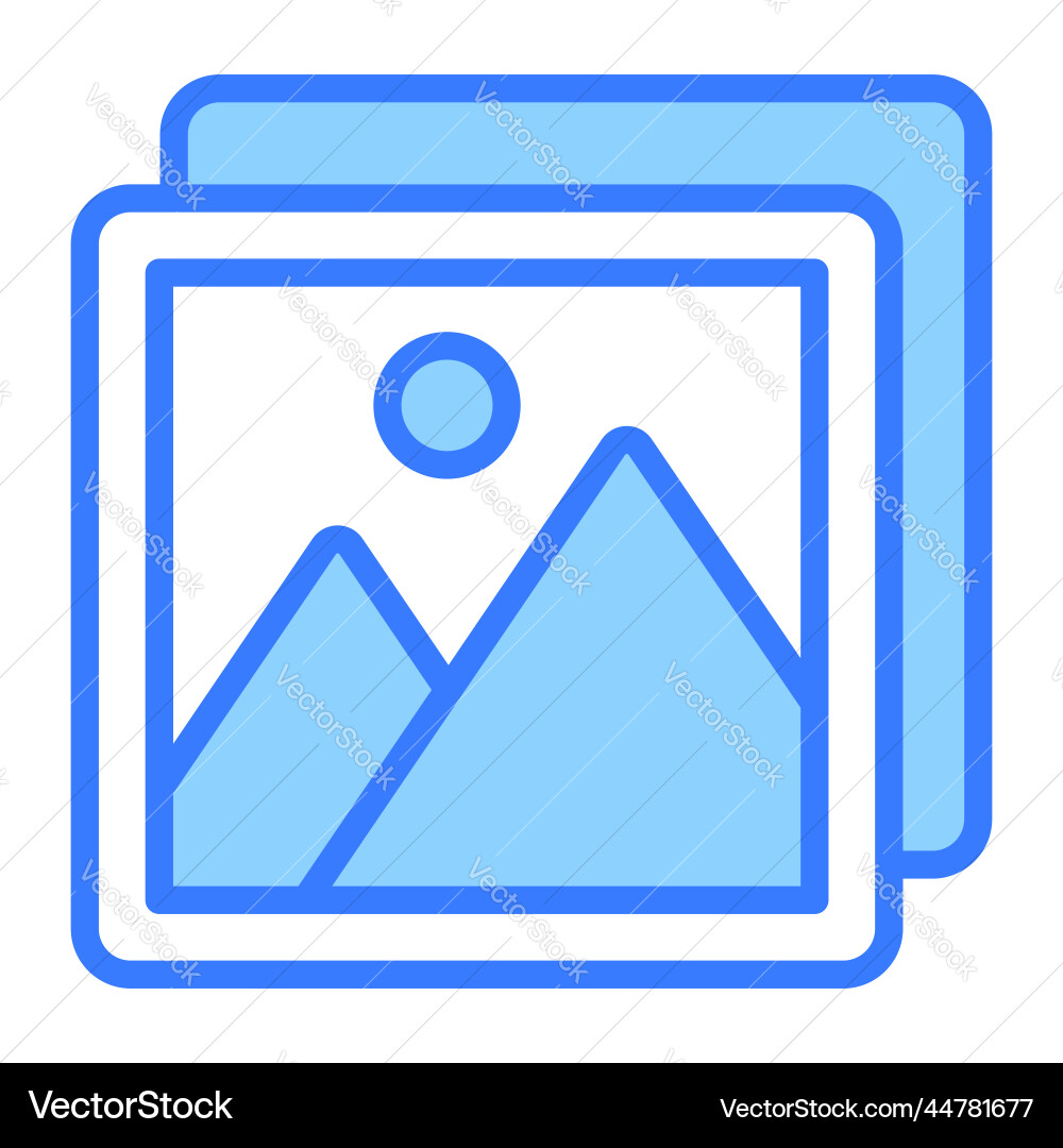Image icon user interface as a simple sign vector image