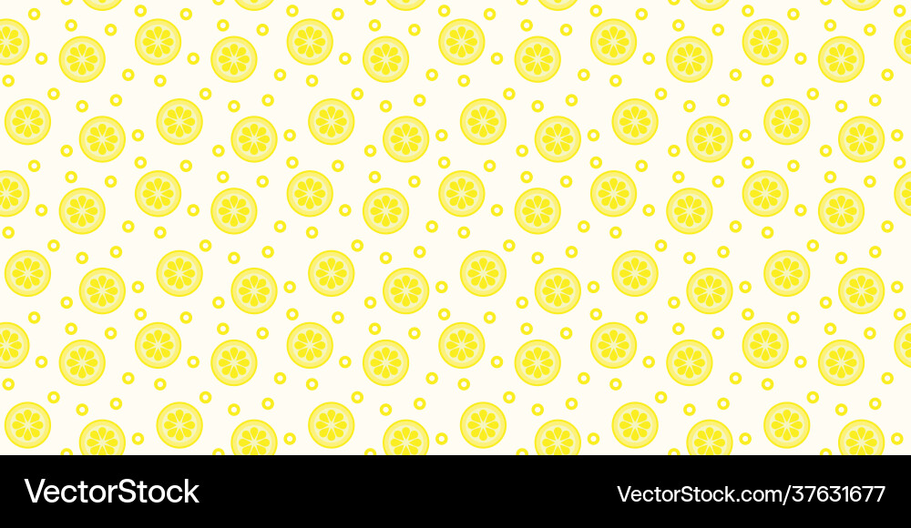 Lemon seamless repeat pattern background Lemon seamless repeat pattern background vector image