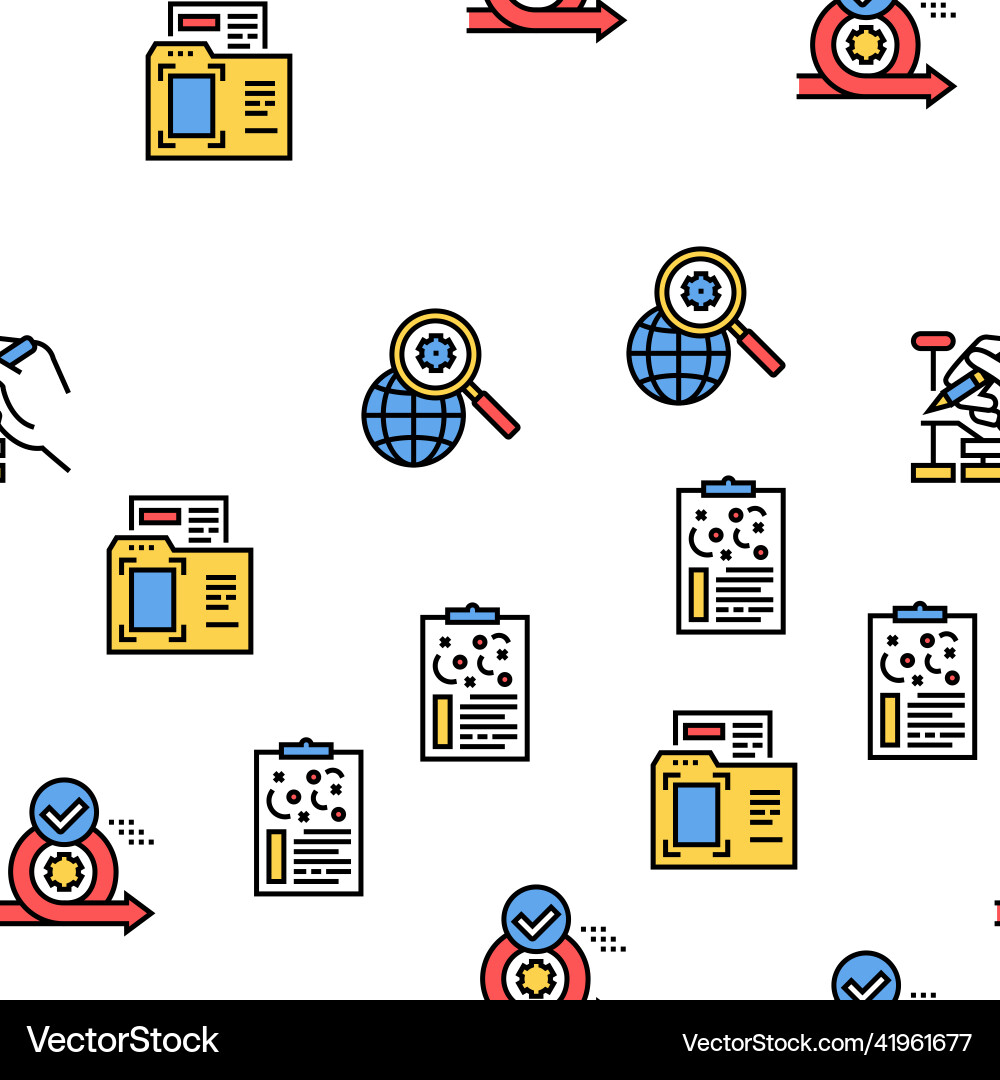 Project development seamless pattern Project development seamless pattern Vector Image