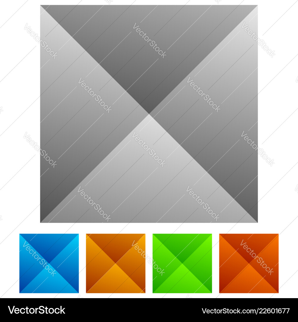 Set of studded tiles with pointed 3d effect Set of studded tiles with pointed 3d effect Vector Image