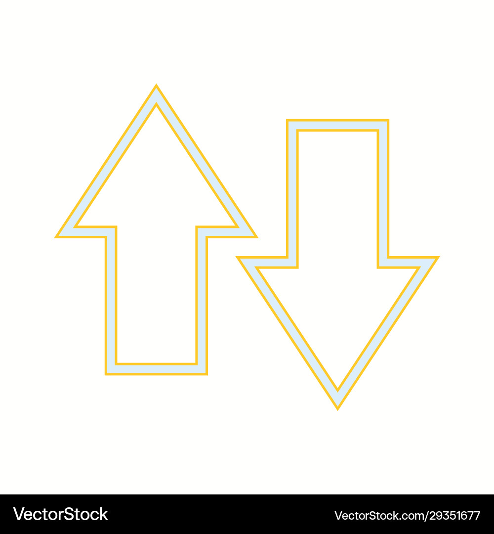 Unique data connection line icon vector image