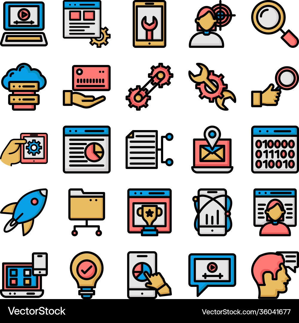 Web and seo isolated icon which can easily Vector Image