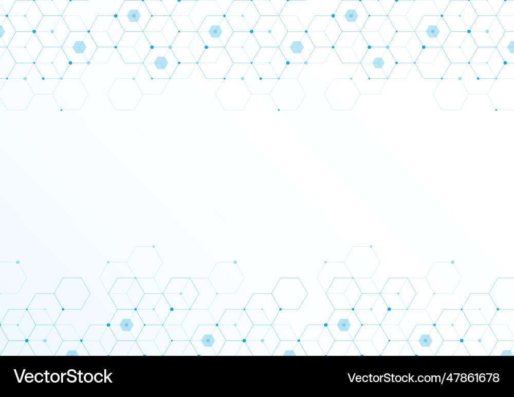 Abstract hexagonal molecular structures Abstract hexagonal molecular structures vector image